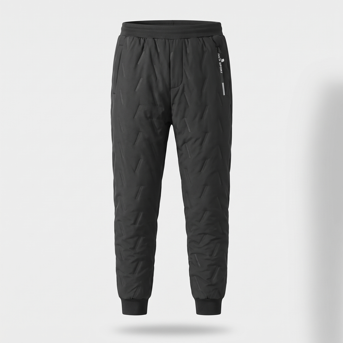 Herren fleecegefütterte Hose – Sherpa Thermo-Jogger für den Winter