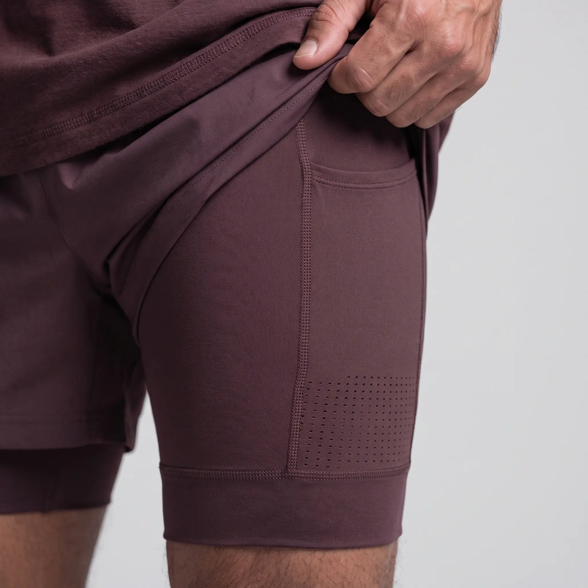 Herren Laufshorts 2-in-1 mit Innenslip und Handytasche