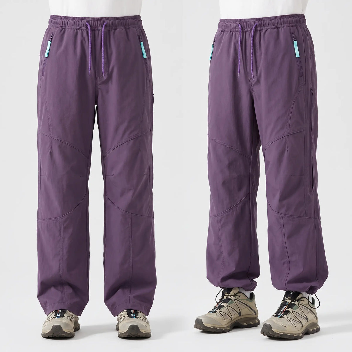 Wanderhose Wide Leg – wasserabweisende Softshell-Hose Unisex