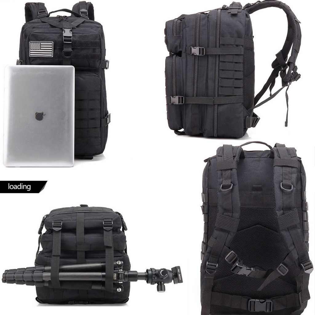 45L Militär-Tactical-Rucksack – großes Fassungsvermögen, wasserdicht, für Überleben, Wandern & Camping