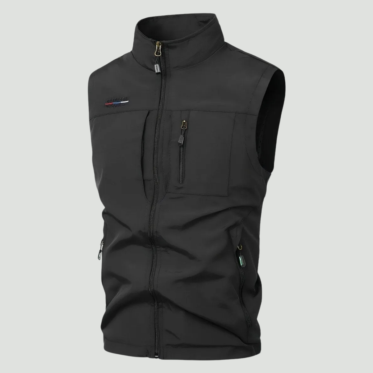 Leichte Outdoor-Weste mit vielen Taschen – schnelltrocknende Schicht