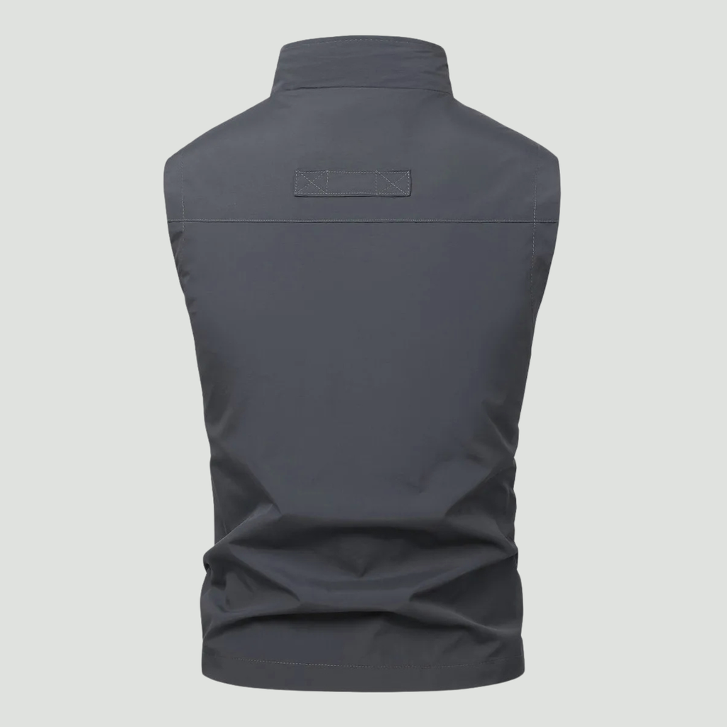 Leichte Outdoor-Weste mit vielen Taschen – schnelltrocknende Schicht