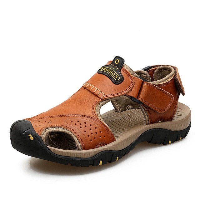 Herren-Komfortsandalen mit extra breiter Zehenbox und verstellbaren Riemen