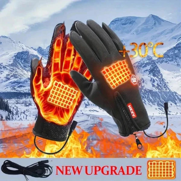 Outdoor Heizhandschuhe winddicht und wasserdicht