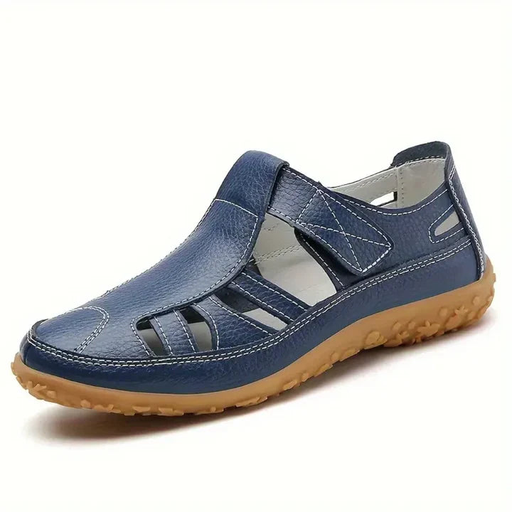Komfortschuhe aus Leder mit breiter Zehenbox