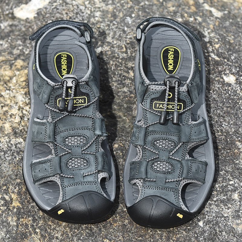 Herren-Komfortsandalen mit verstellbaren Riemen