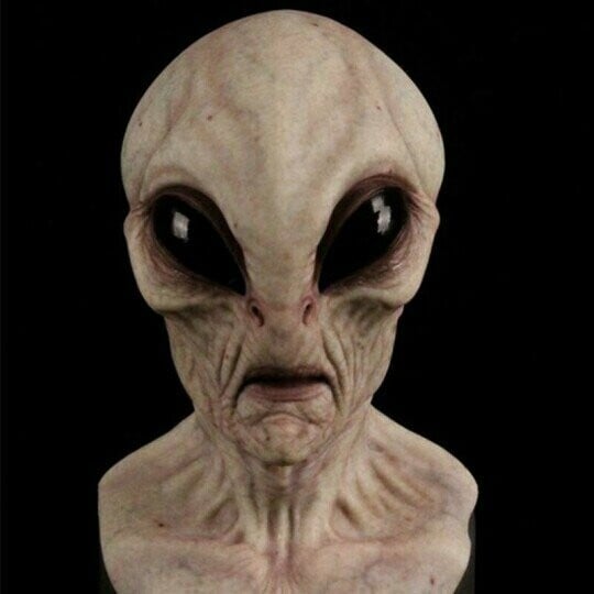 Realistische Alien-Latexmaske