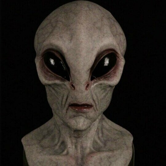 Realistische Alien-Latexmaske
