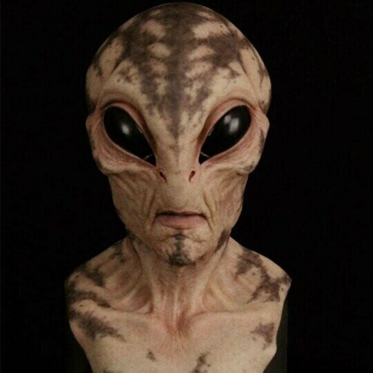 Realistische Alien-Latexmaske