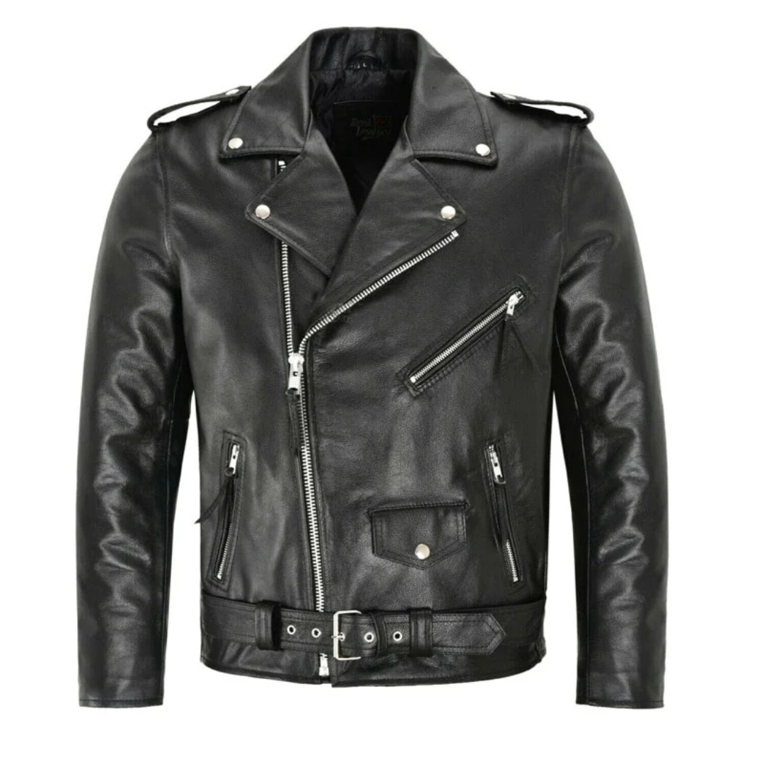 Damen Bikerjacke aus Kunstleder – Moto-Stil