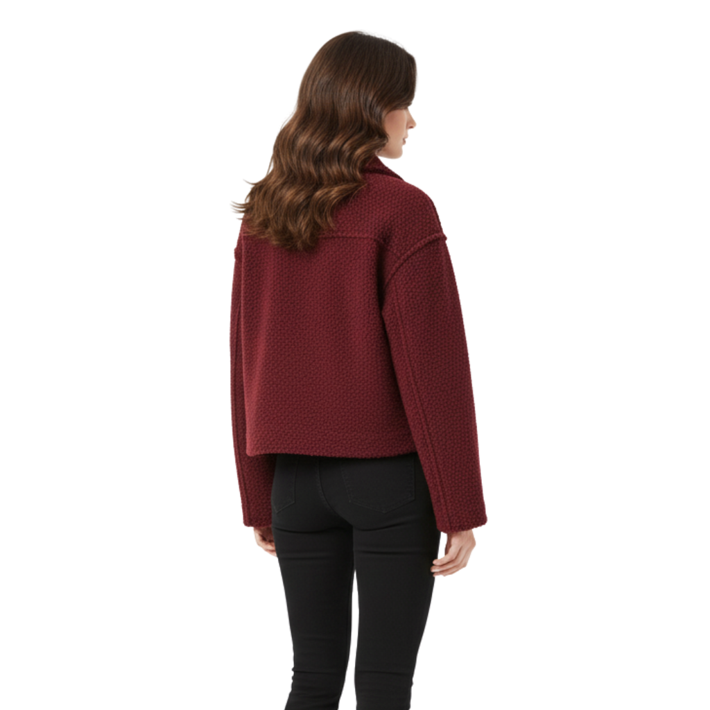 Damen Fleecejacke mit Reißverschluss – Westmere SoftWool Jacke mit Taschen