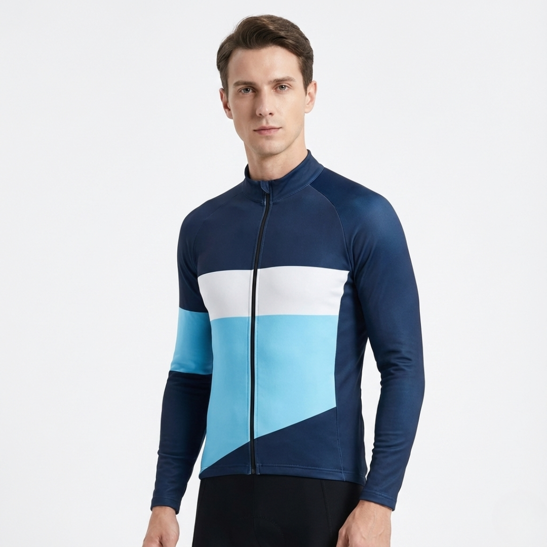 VeloTherm Herren-Langarm-Radtrikot