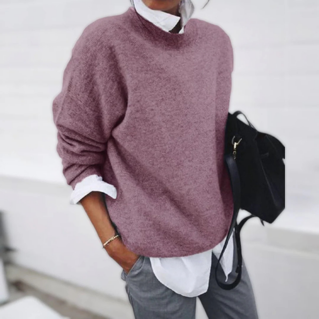 Polyester Pullover Damen mit lockerer Passform – Jolanda Knit