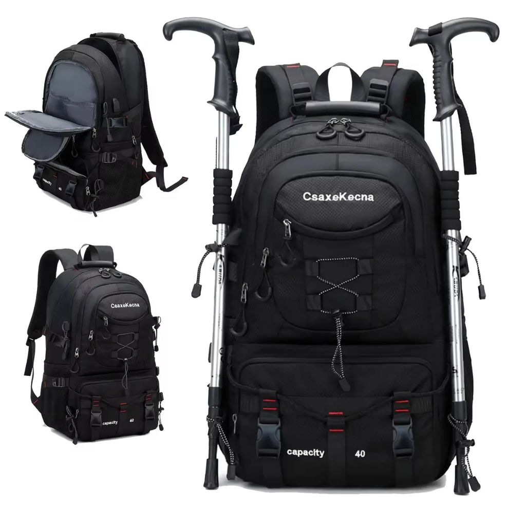 Wanderrucksack 40L mit USB-Anschluss – BergTrail Pro