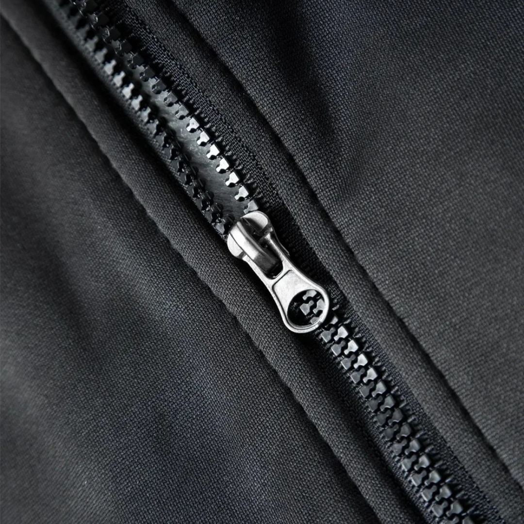 Herren-Fleecejacke mit Wollfutter – Warme Winter-Kapuzenjacke mit Reißverschluss