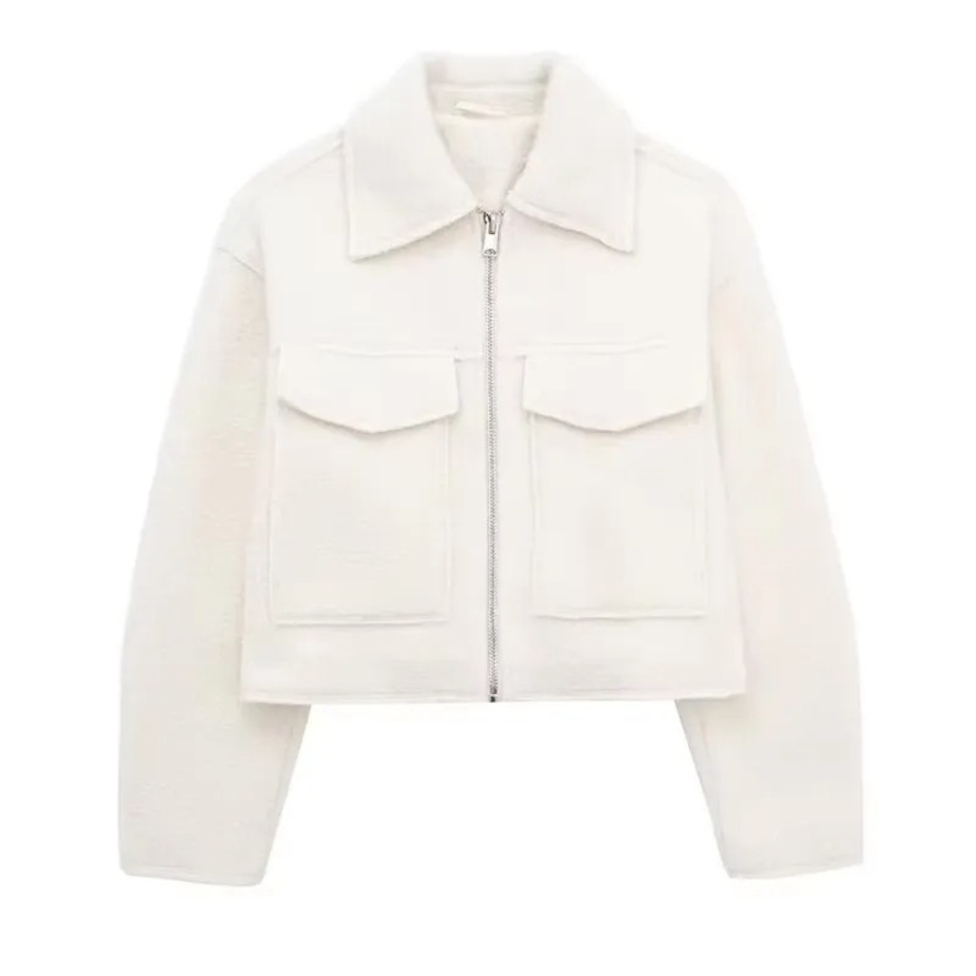Mantel Damen mit Reißverschluss & Brusttaschen – NordVell Classic Jacket