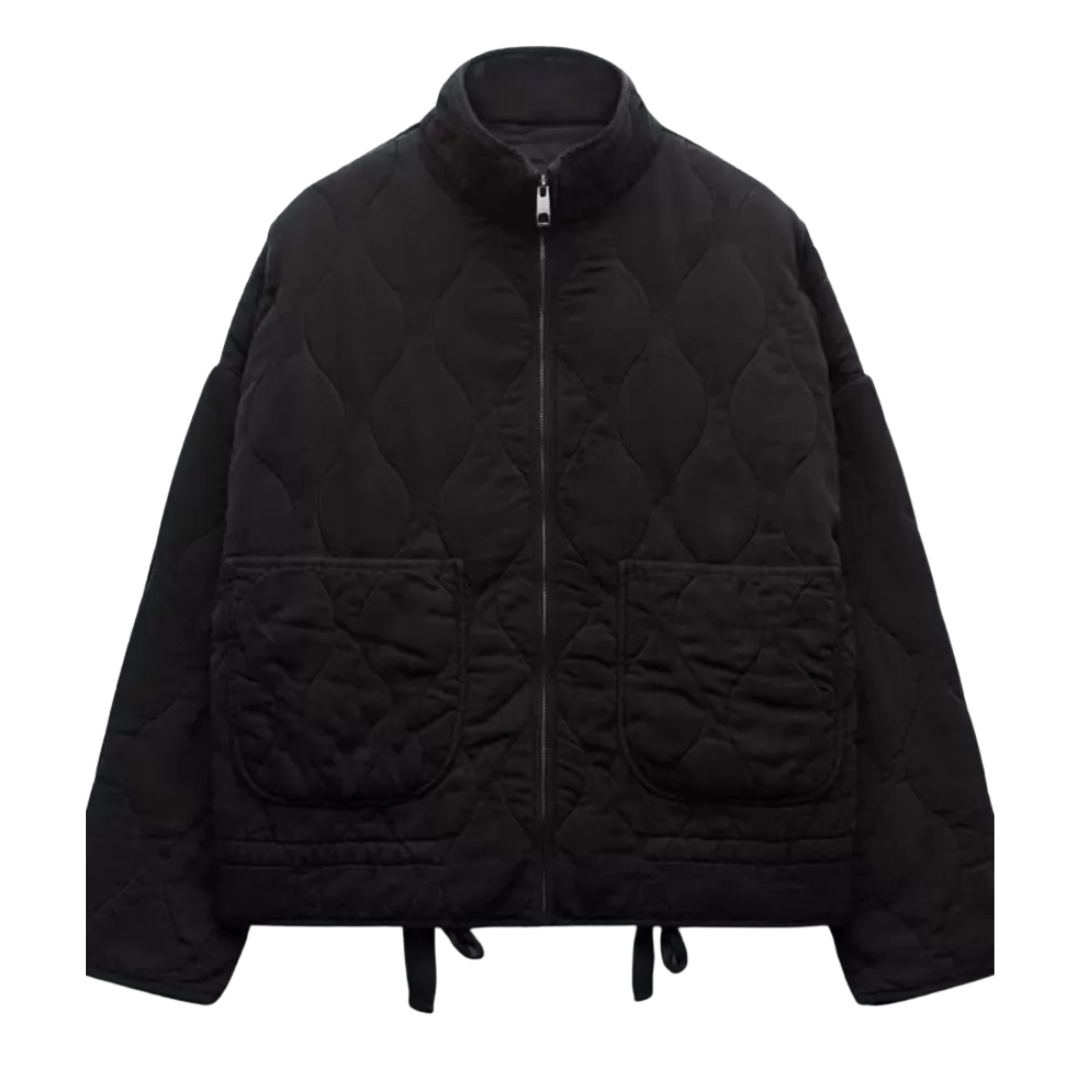 Damen Stepp-Pufferjacke – QuiltEase Warme Baumwolljacke