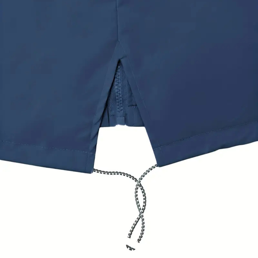 Damen langer wasserdichter Regenmantel mit Kapuze – Leichter, lässiger Mantel