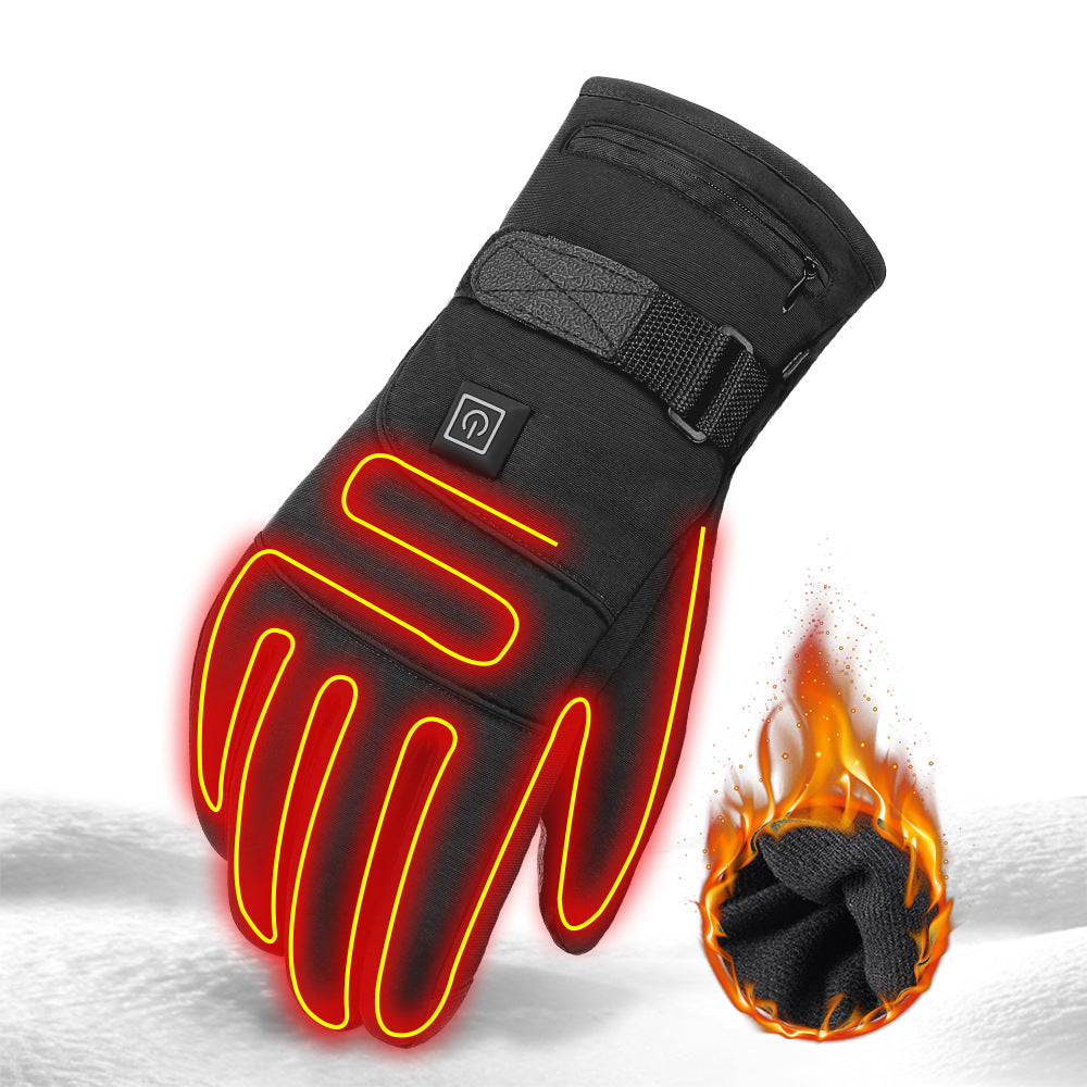 Elektrisch beheizbare Handschuhe – wasserdicht mit Touchscreen-Fingerspitzen