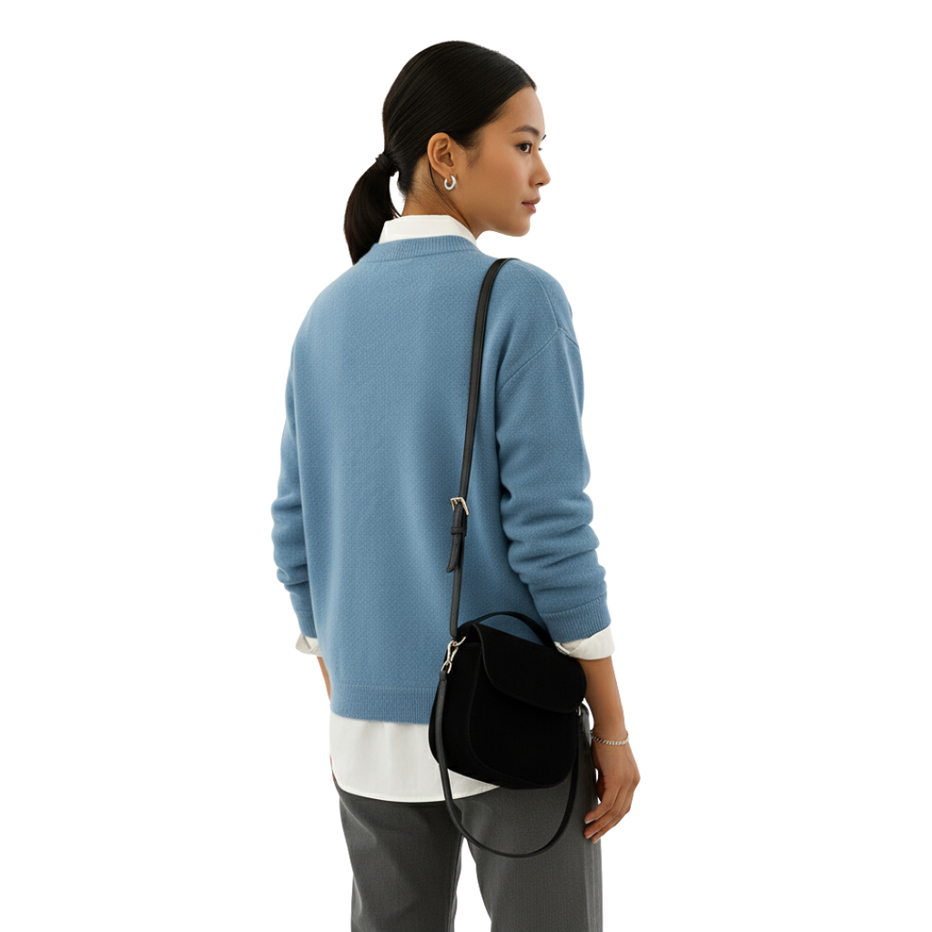 Raven Weicher Strickpullover