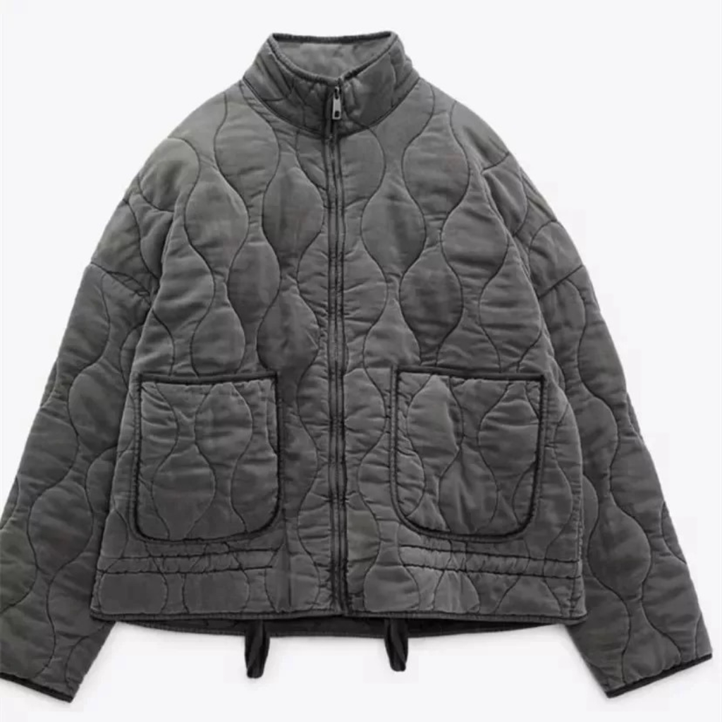 Damen Stepp-Pufferjacke – QuiltEase Warme Baumwolljacke