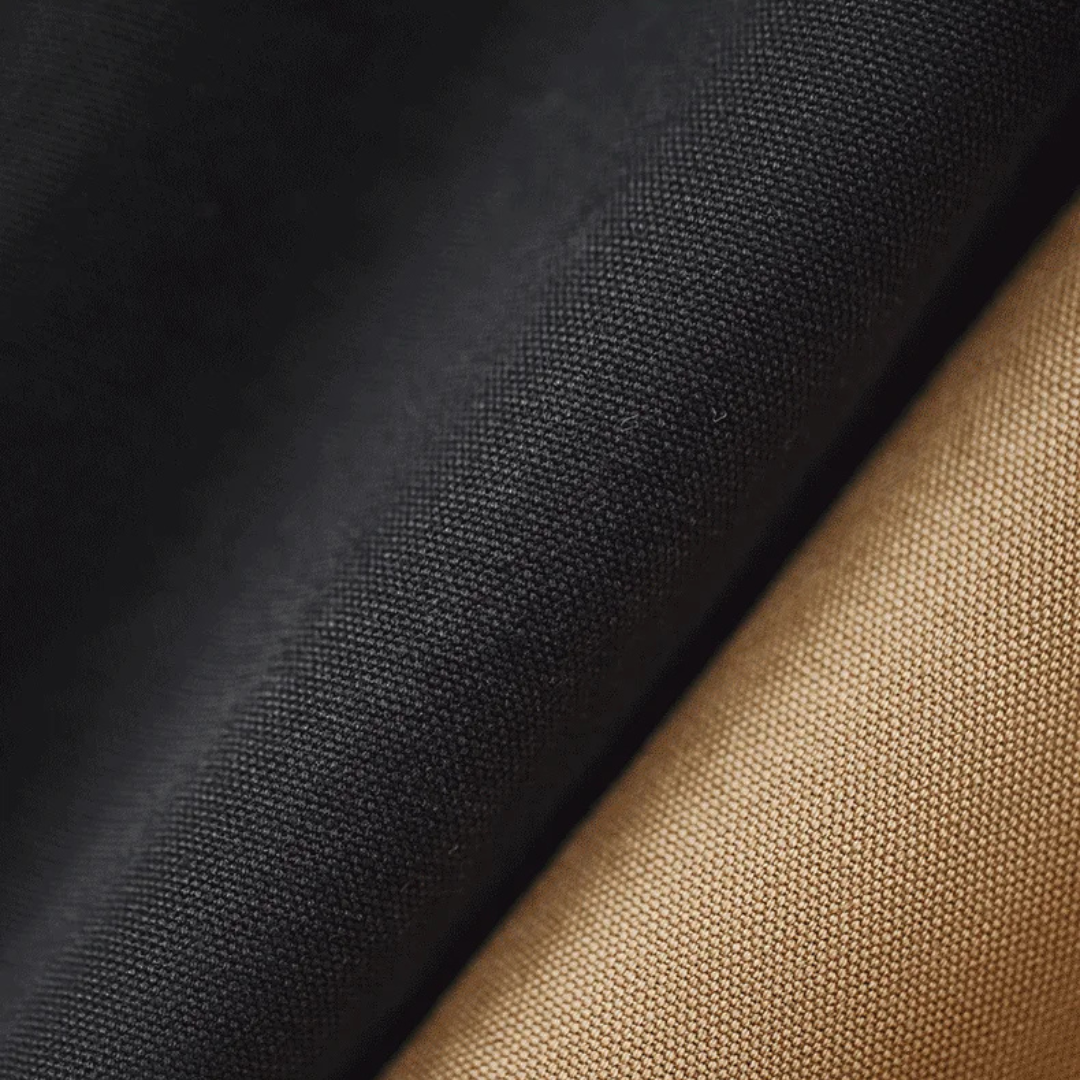 Canvas-Arbeitsjacke für Herren mit Cordkragen – Utility Zip Jacke