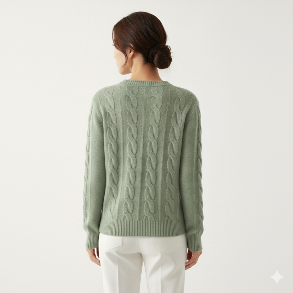 SoftKnit Zopfpullover