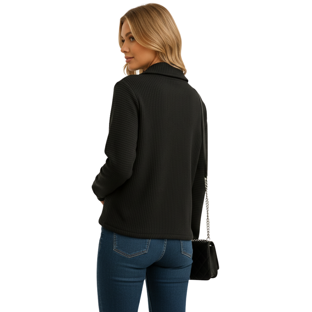 Selene Pullover mit Halb-Reißverschluss