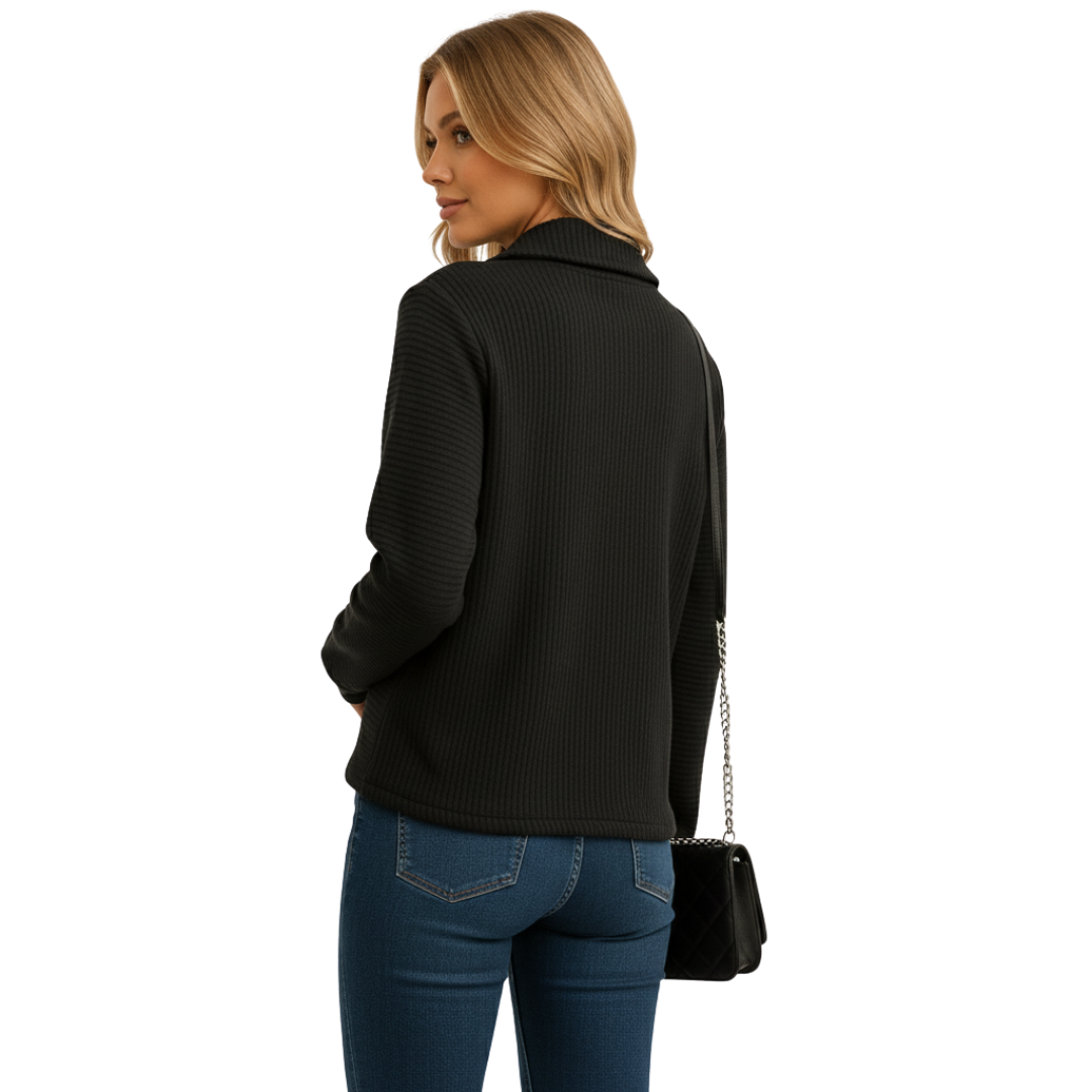 Selene Pullover mit Halb-Reißverschluss