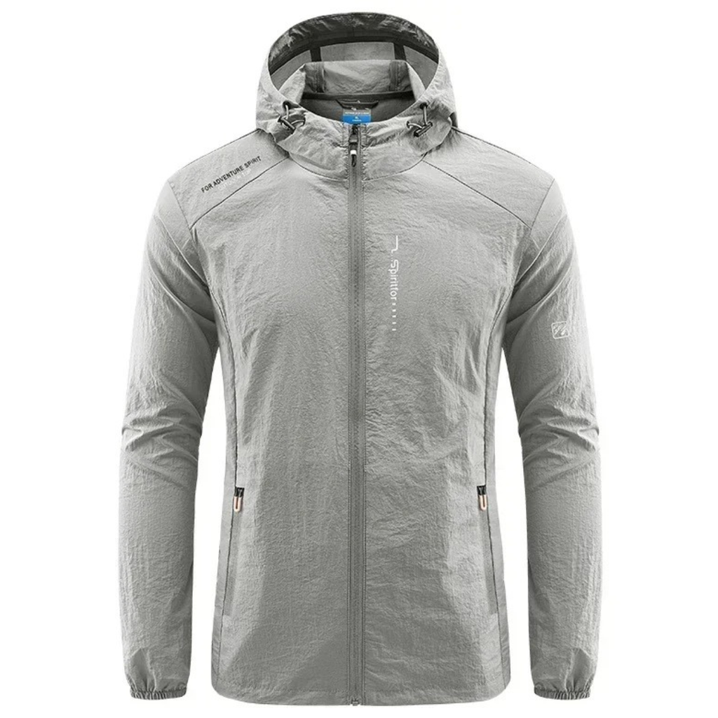 Leichte Herren Windjacke mit Kapuze – Outdoor Jacke