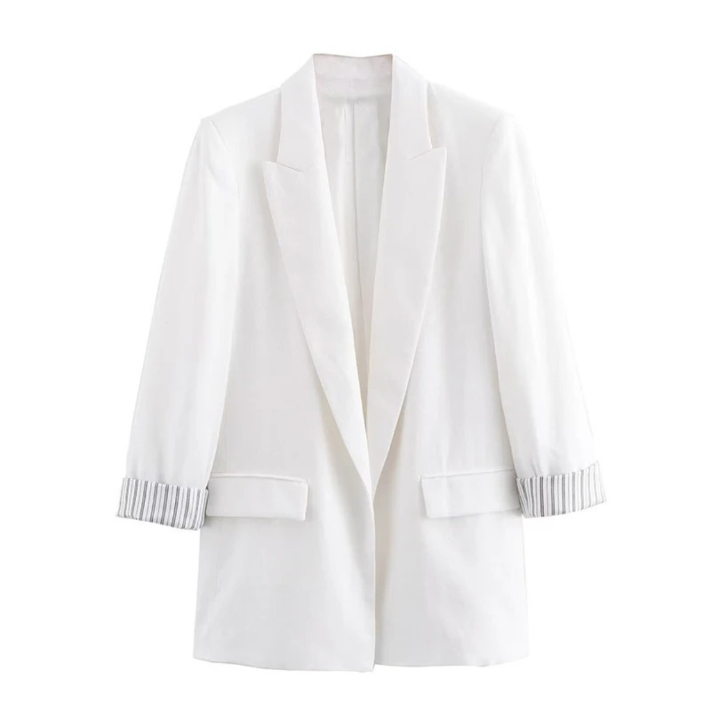 Mantel Damen mit Vintage-Revers & Taschen – Nordveil Blazer
