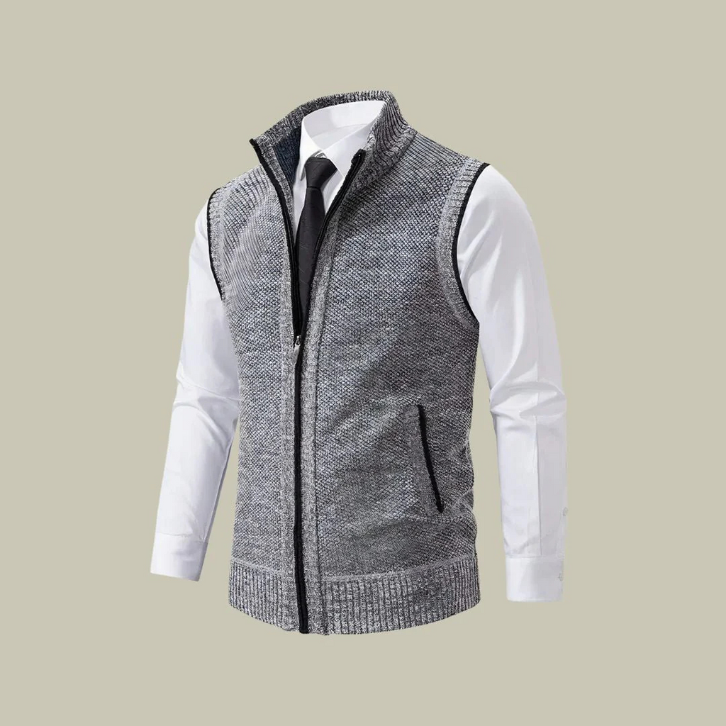 Pullover Bodywarmer Herren mit Reißverschluss & leichter Isolierung – ClassicLayer Vest