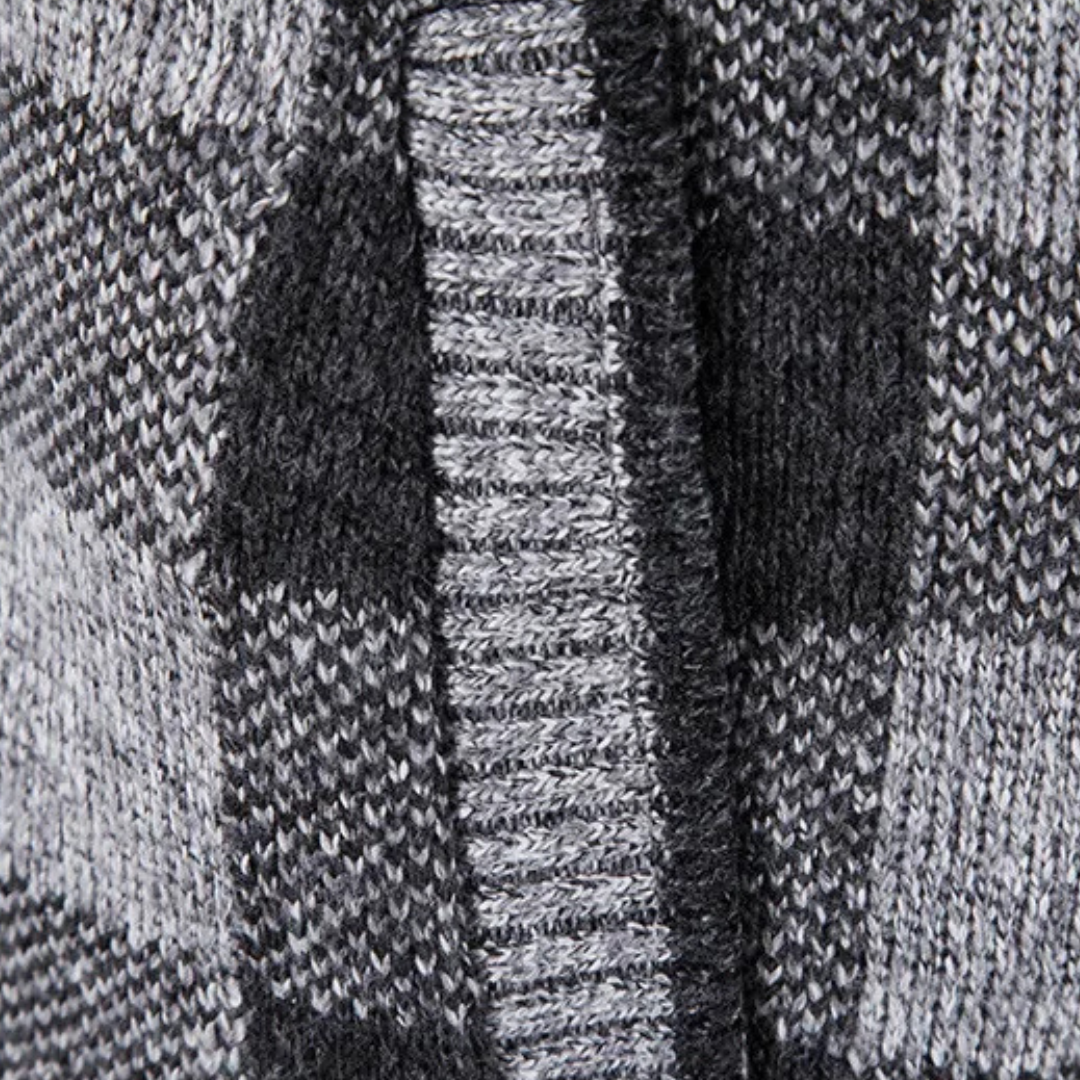 Flanell Pullover mit Fleecefutter & Kapuze – NordHaven Check Jacket