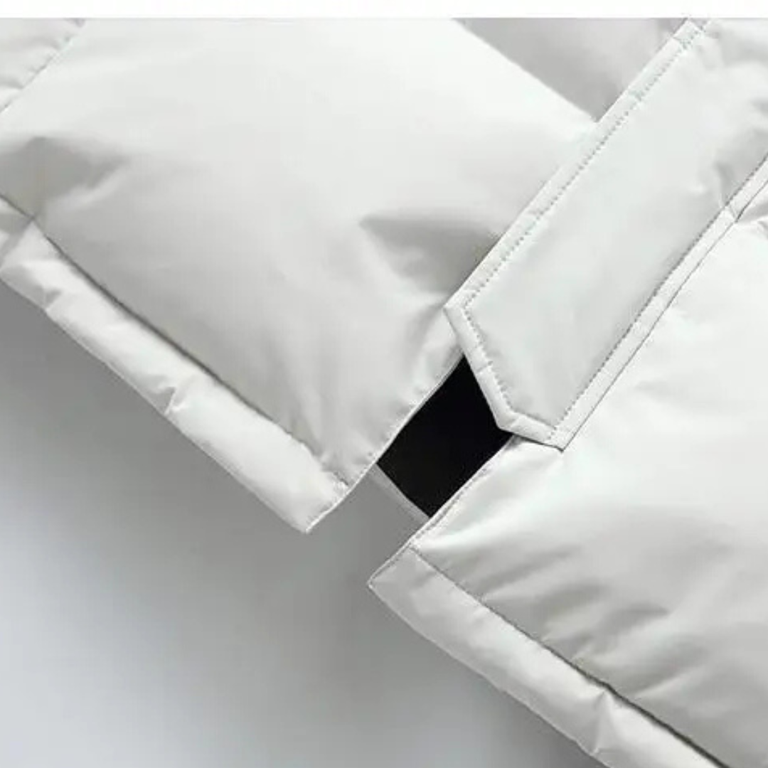 Daunenjacke mit Kapuze & Windschutz – NordFrost Parka