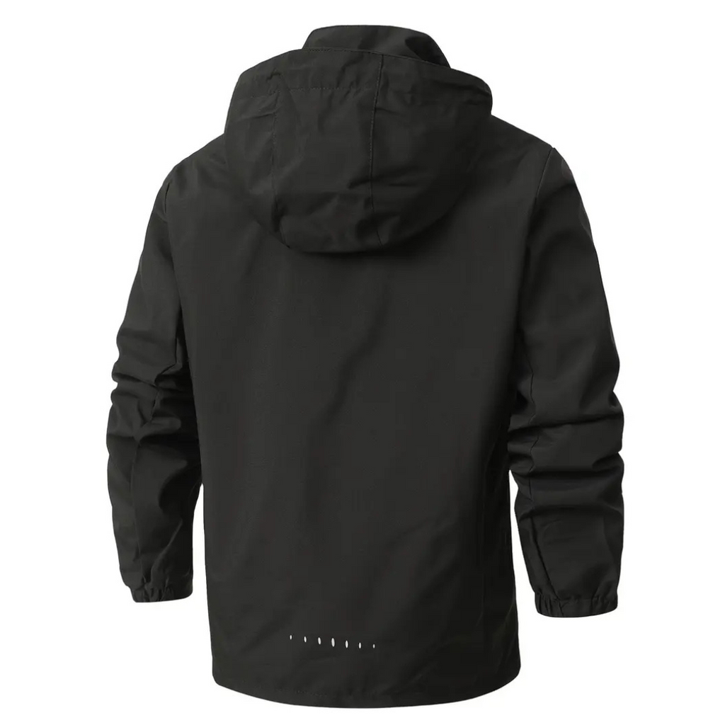 Herren Kapuzen-Wasserdichte Regenjacke – Legere Alltags-Regenjacke für Herren
