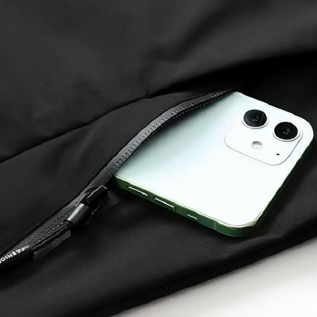 Herren Kapuzen-Wasserdichte Regenjacke – Legere Alltags-Regenjacke für Herren