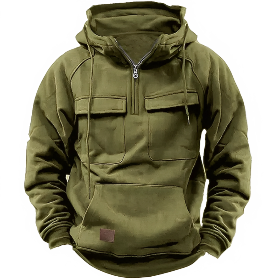 TerraForge Hoodie im Utility-Stil