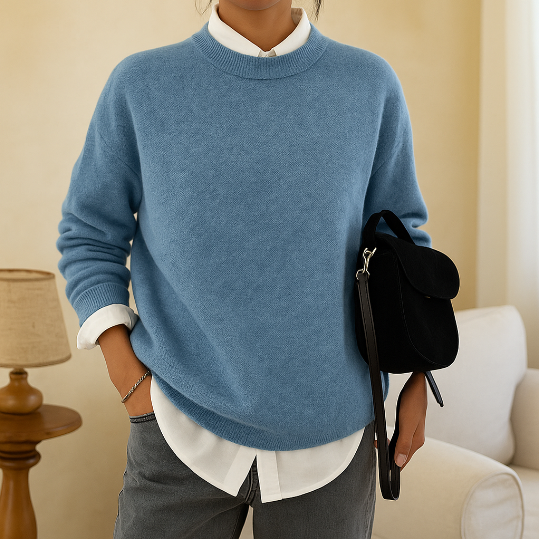 Raven Weicher Strickpullover