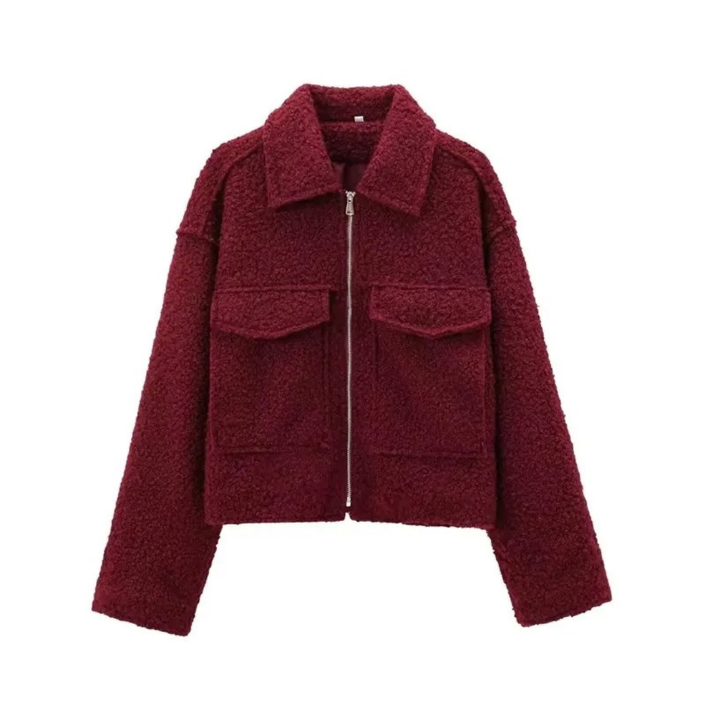 Mantel Damen mit Reißverschluss & Brusttaschen – NordVell Classic Jacket