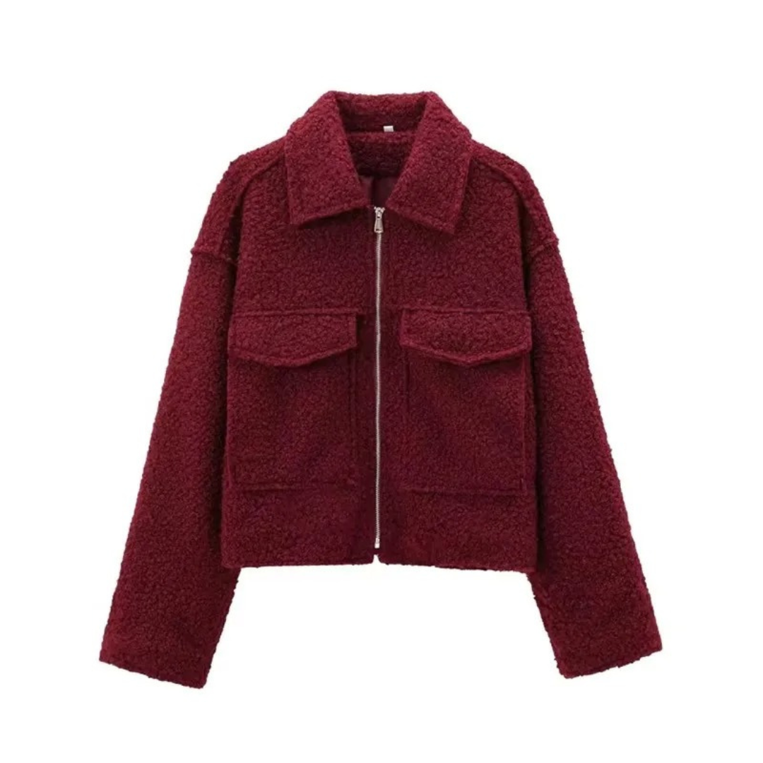 Mantel Damen mit Reißverschluss & Brusttaschen – NordVell Classic Jacket