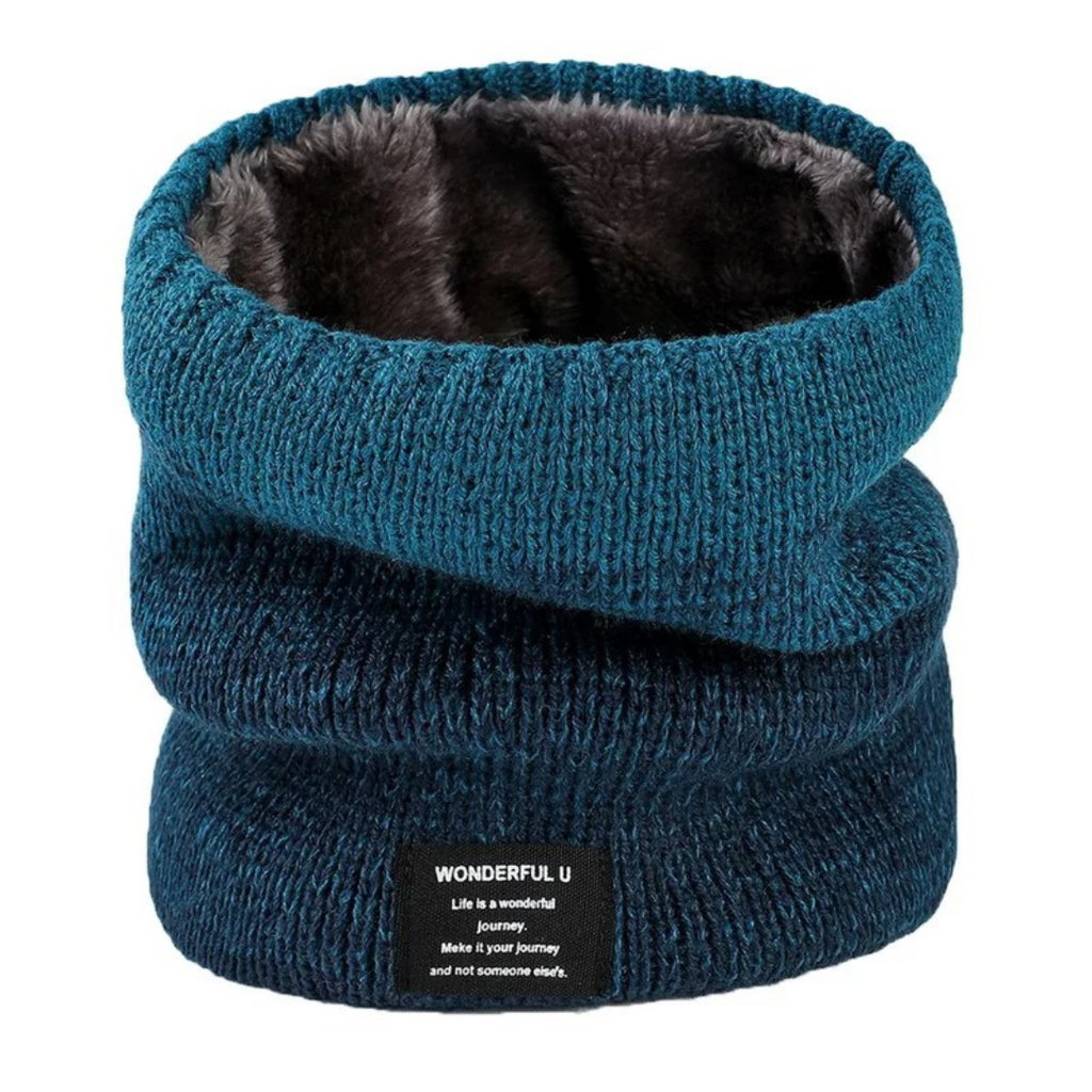 Halswärmer Strick mit Fleece-Innenfutter – WinterKnit