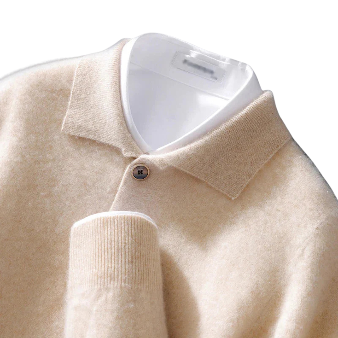 Lumière Polokragen-Pullover