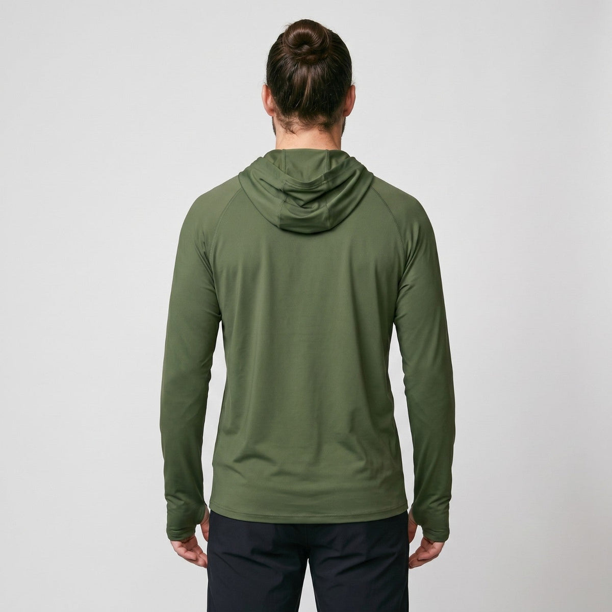 Herren UV-Hoodie UPF 50+ – leicht, schnelltrocknend mit Daumenschlaufen
