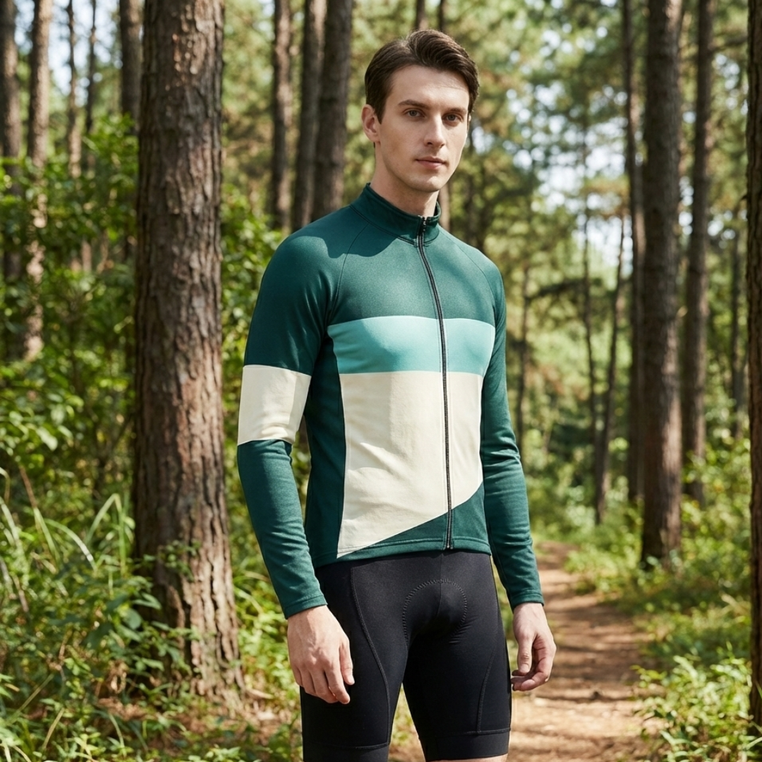 VeloTherm Herren-Langarm-Radtrikot