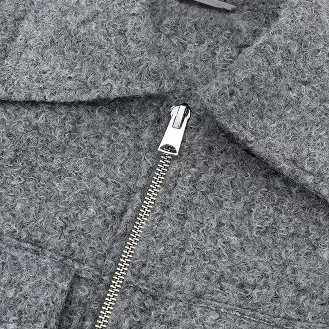 Mantel Damen mit Reißverschluss & Brusttaschen – NordVell Classic Jacket
