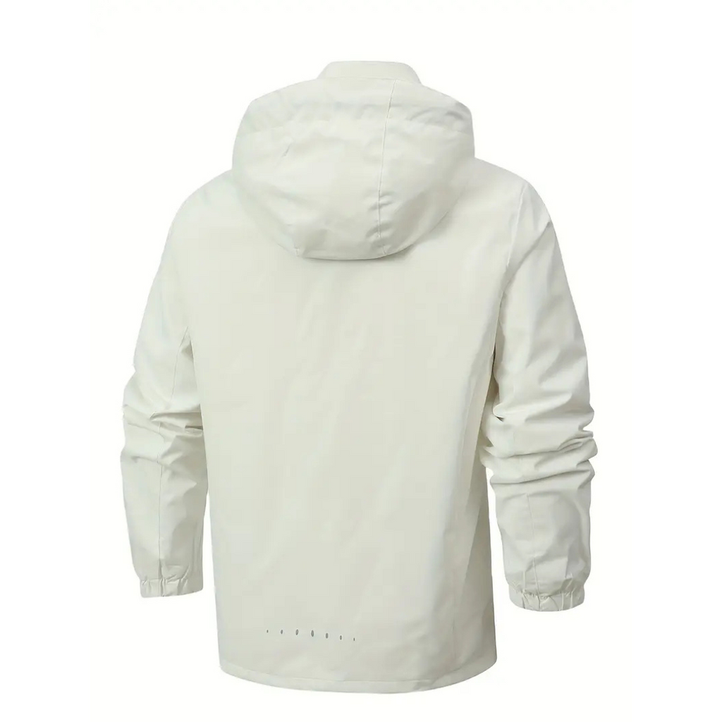Herren Kapuzen-Wasserdichte Regenjacke – Legere Alltags-Regenjacke für Herren
