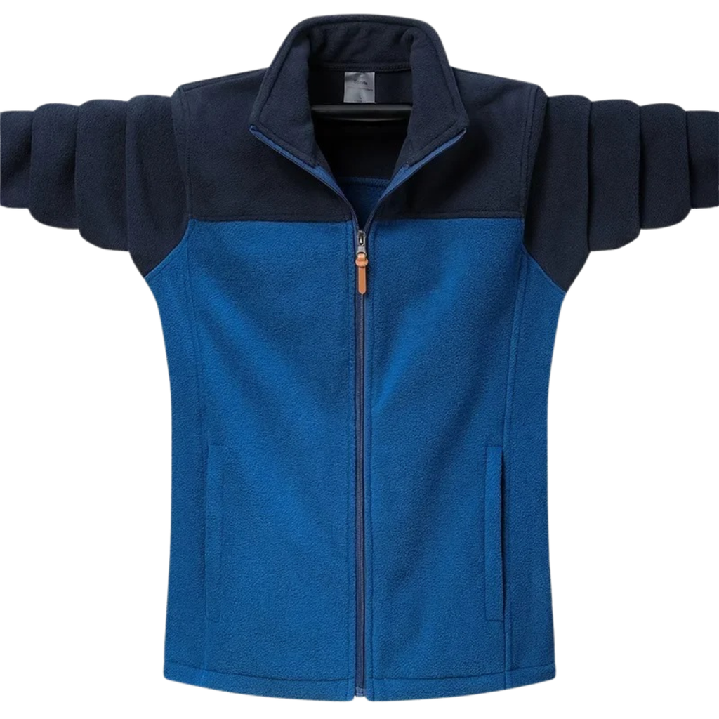 Herren Softshell-Fleecejacke – Thermische Outdoor-Jacke mit Reißverschluss für Herbst & Winter