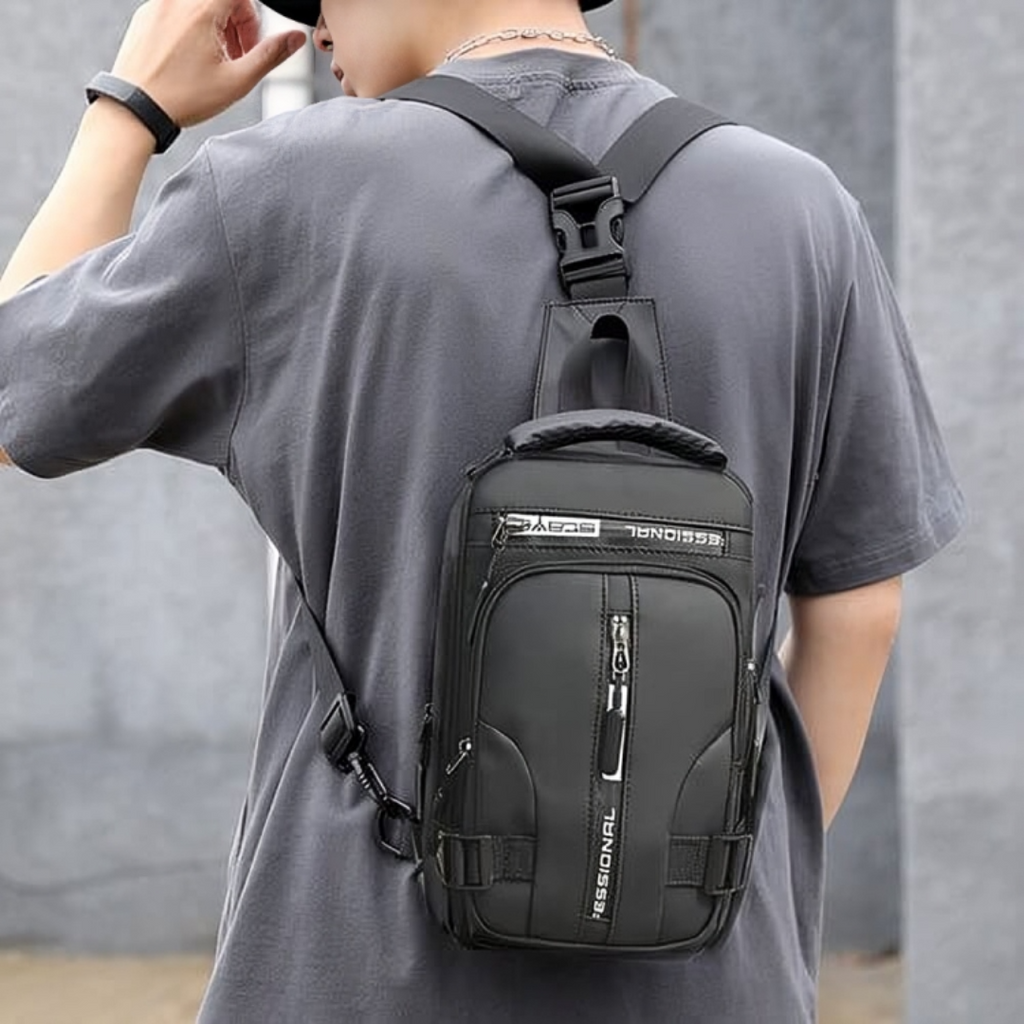 Taschen Schulterrucksack Wasserabweisend mit Anti-Diebstahl & USB – UrbanSecure Bag