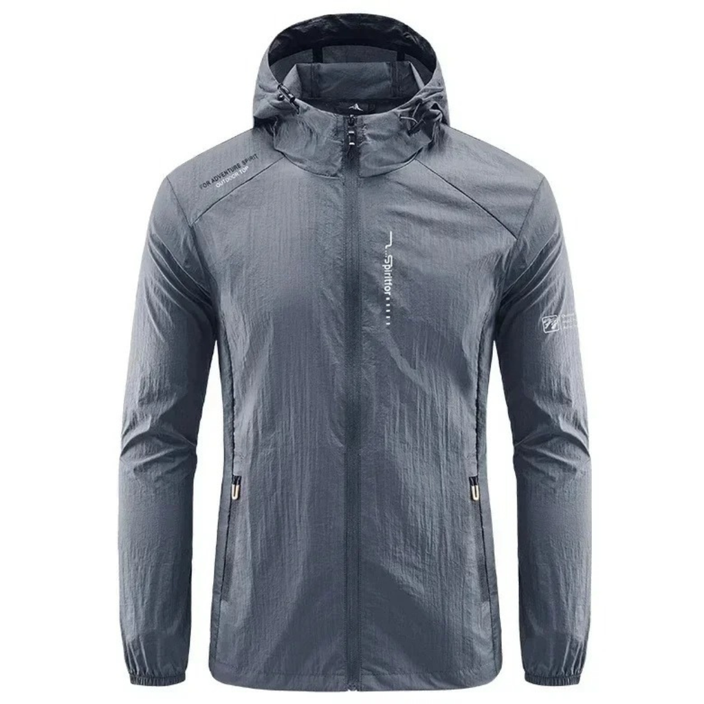 Leichte Herren Windjacke mit Kapuze – Outdoor Jacke