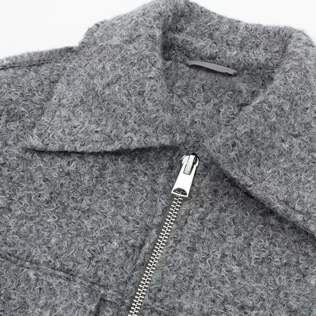 Damen Fleecejacke mit Reißverschluss – Westmere SoftWool Jacke mit Taschen